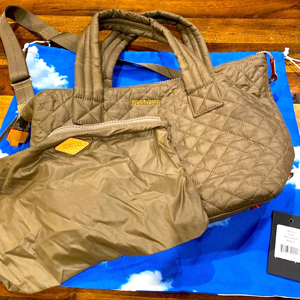 MZ Wallace Medium Sutton in Fawn Oxford
